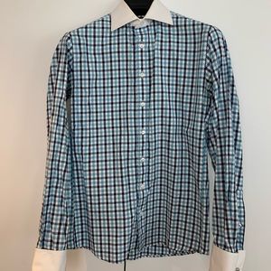 Thomas Pink Gingham Check Dress Shirt